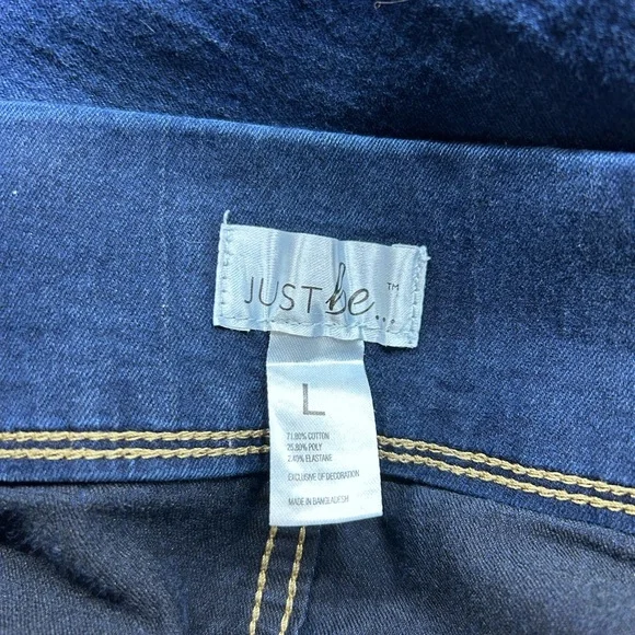 Just Be Women's Skinny Jeans in Deep Blue - Picture 4 of 4